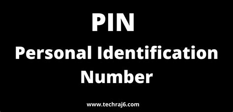 Pin Full Form What Is The Full Form Of Pin