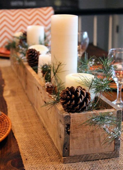 Beautiful Rustic Wood Centerpiece Boxes