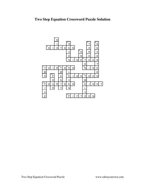 50 States Crossword Puzzle Answers