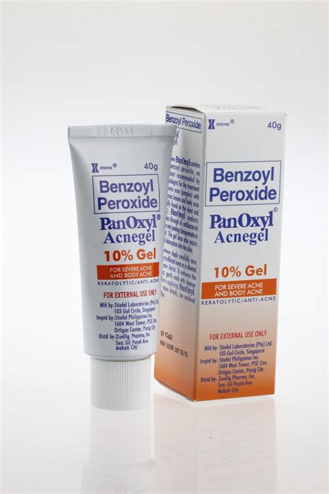 Benzoyl peroxide is a treatment for acne. PanOxyl: 10% Acnegel - Active Ingredient: Benzoyl Peroxide ...