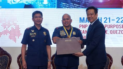 Pnp Chief Ronald Bato Dela Rosa At The National Summit On Cybercrime