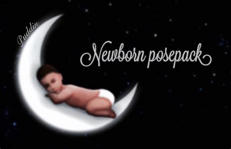 Puddinsims 4 Poses — Newborn Posepack