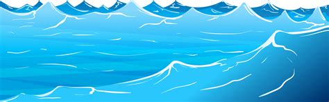 Ocean Water Clipart Transparent Background Waves Clipart 6397x2377