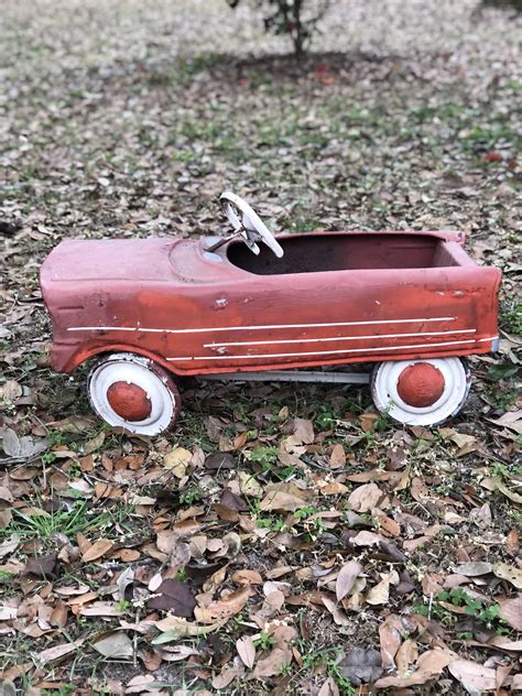 Antique Pedal Car Etsy Wooden Toy Cars Toy Pedal Cars Vintage