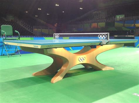 Rio 2016 Olympic Infinity Ping Pong Tables Designed By