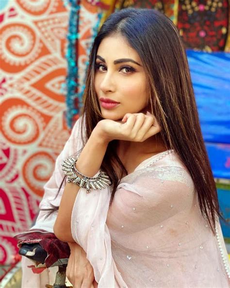 Mouni Roy Gives Out Holi Vibes In Pastel Pink Salwar Suit