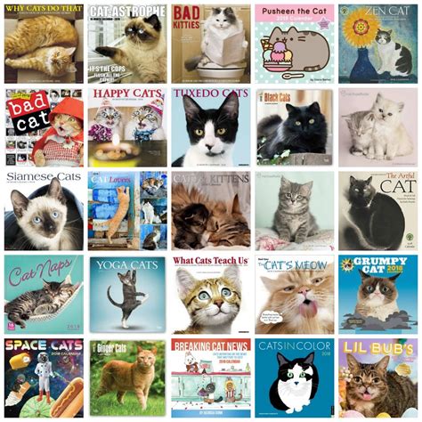 Cat Wall Calendars For A Purrfect 2018 Cat Wall Wall Calendar Cat