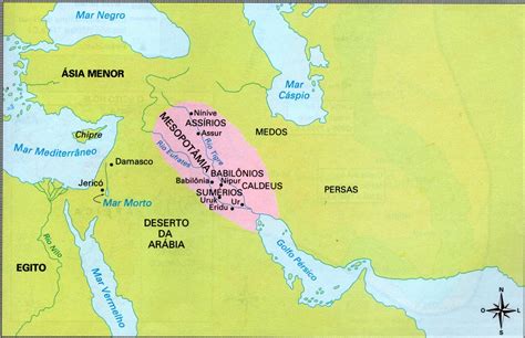 Mapa Da Mesopotâmia Antiga ICTEDU