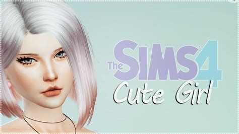The Sims 4 Create A Sim Girl Next Door Youtube Vrogue