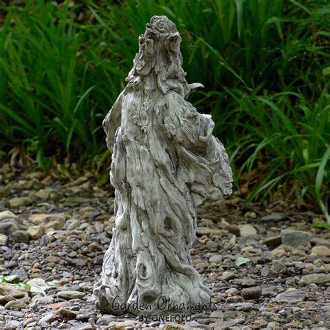 Green man statue and sailboat. WIZARD GREEN MAN GNOME Cast Stone Garden Ornament Statue ...