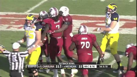 His heart, explosiveness and refusal to quit highlight what makes clowney more than just an athletic monster. Jadeveon Clowney's huge hit and fumble recovery in slowmo - YouTube