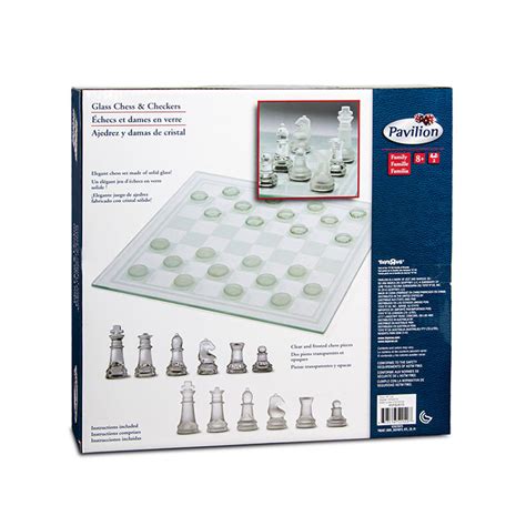 Chess Set Glass 10x10 Mind Games Canada