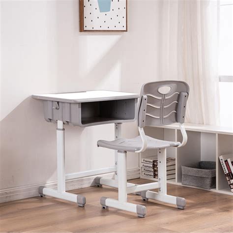 The desk is made from sturdy mdf for the top part, and birch wood for the legs, and we think that if you're shopping for the best desks for kids then this is worth having somewhere on your shortlist. Zimtown Student Desk and Chair Set for Girls - Height ...
