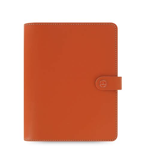 Filofax Original Organizer Burnt Orange Leather A5 Size 022391 The
