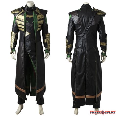 Thor The Dark World Loki Cosplay Costume Deluxe Version