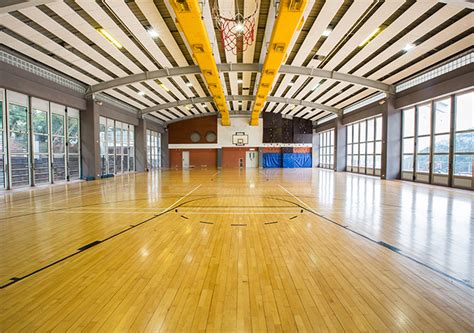 康樂及文化事務署在市區及新界均提供體育館。 體育館提供多元化的室內康樂設施，如 羽毛球場、 籃球場、排球場、投球場、網球場、壁球場、乒乓球檯、 桌球設施、 活動室、 舞蹈室、健身室. 體育館 - 賽馬會西貢戶外訓練營