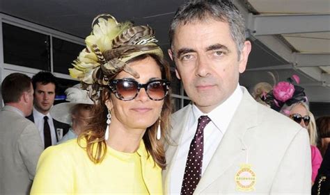 When the family turns into pride. Rowan Atkinson Daughter / Besotted Mr Bean Star Rowan ...