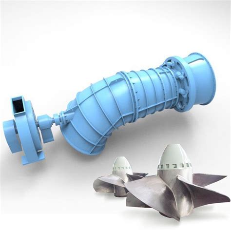 Bulb Type Tubular Hydro Turbine Runner Water Powered Turbine Wheel