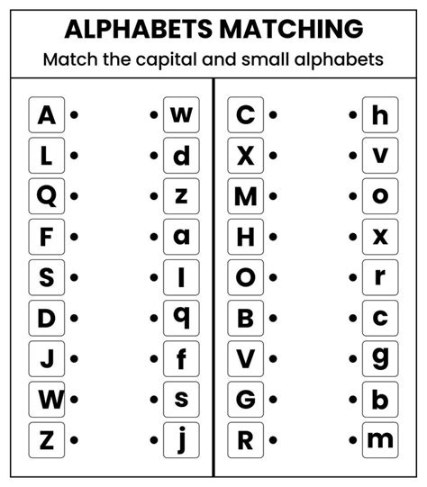 The Capital And Small Alphabets Worksheet Is Shown In This Printable