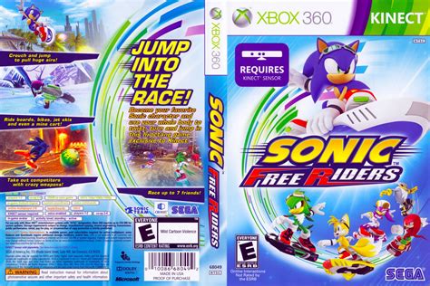 Games Covers Sonic Free Riders Kinect Xbox 360