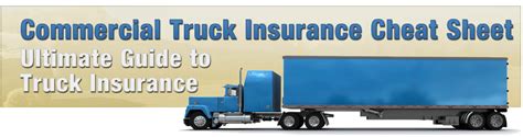 Trucking operations covered by commercial truck insurance. Commercial Truck Insurance Cheat Sheet - The Ultimate Guide