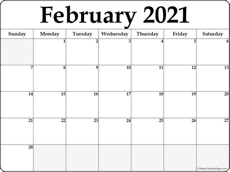 Printable Blank Monthly Calendar Template 2021 Example Calendar Printable
