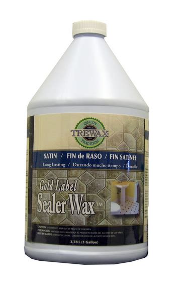 Trewax gold label sealer wax $7.90. Trewax 887171968 Gold Label Sealer Wax, 1 Gallon, Satin in ...