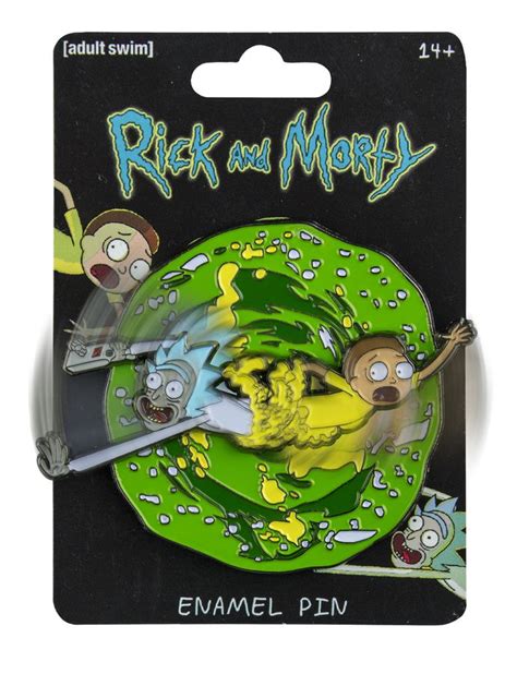 Rick And Morty Rick And Morty Spinning Enamel Pin Ikon Collectables