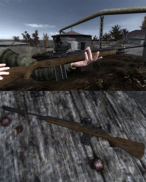 M14 Waimpoint Image The Armed Zone Mod For Stalker Call Of