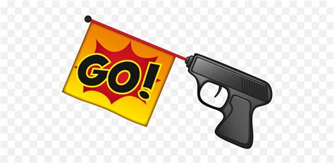 Download Starting Pistol Icon Hd Png Firearmgun Emoji Png Free