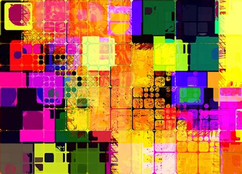 illustration abstract squares background