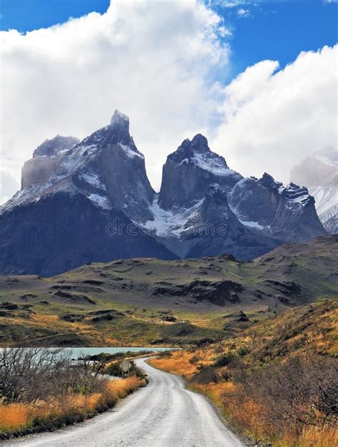 Grandiose Landscape In The Chilean Andes Patagonia Stock Photo Image
