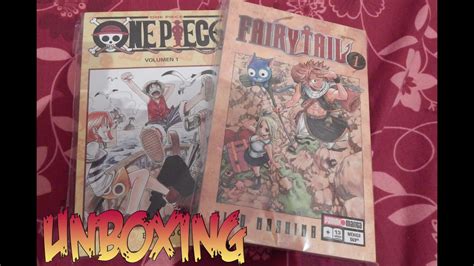 Unboxing One Piece Manga Volumen 1 Youtube