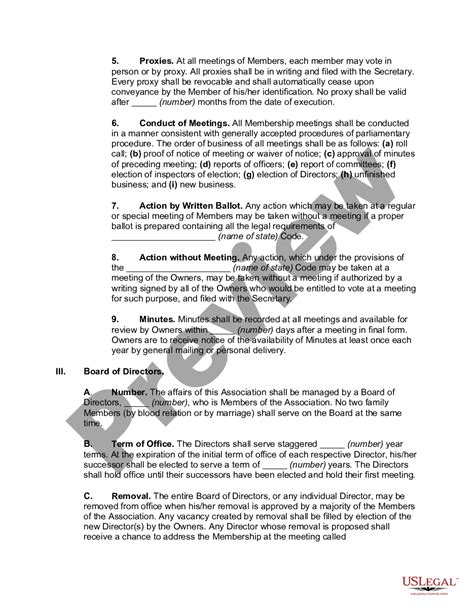 Middlesex Massachusetts Bylaws Of Homeowners Association Us Legal Forms