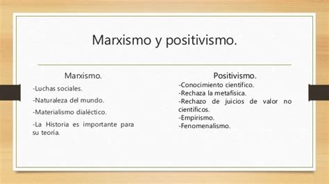 Cuadro Comparativo Entre Positivismo Marxismo Estructuralismo Y Sexiz Pix