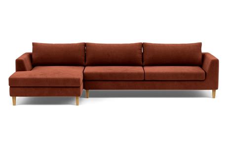 Its trapezoidal arm and mitered corners make for an affordable sectional sofa that is. Asher Two-Seat Custom Sectional Sofa - Interior Define in ...