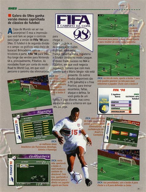 FIFA 98 of Super Nintendo in Super GamePower nº 49