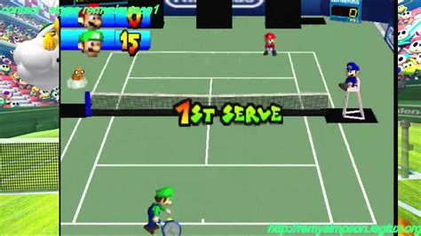 mario tennis nintendo 64 gameplay youtube