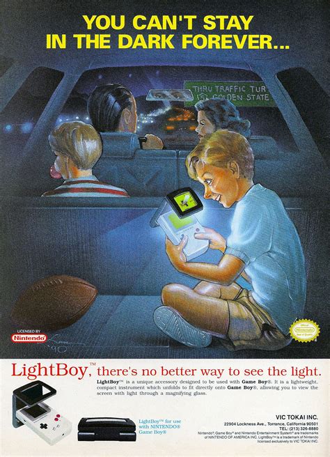 You Can T Stay In The Dark Forever Game Boy Ad Mediator