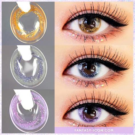 Galaxy 4 Lenses Artric Star Purple Violet Colored Contacts Fantasy