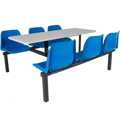 This functional table can be easily folded for storage or transport. Canteen Table & Chairs Furniture Units - ESE Direct