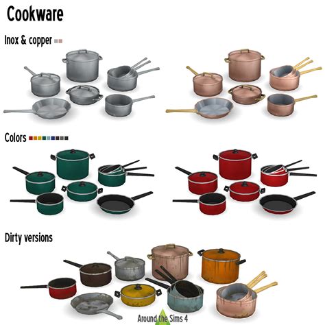 Around The Sims 4 Custom Content Download Cookware