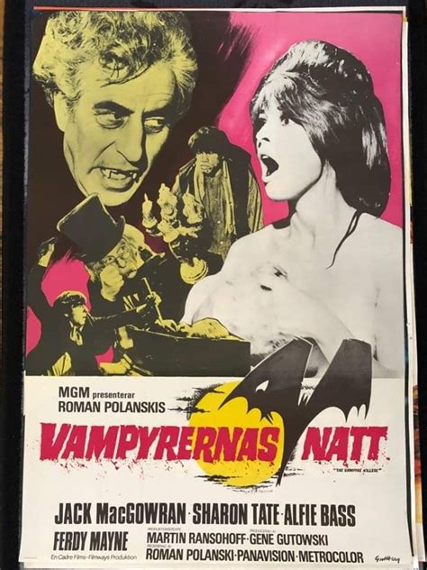 The Fearless Vampire Killers 1967 Horror Movie Posters Vampire
