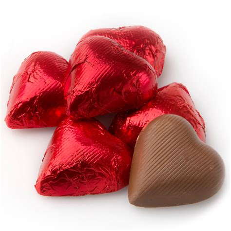 Red Foiled Milk Chocolate Hearts • Chocolate Candy Delights • Bulk Chocolate • Oh Nuts®