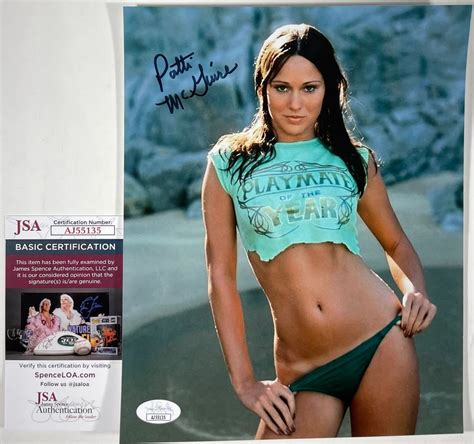 Patti McGuire Playboy Playmate Of The Year Signed 8x10 Photo A