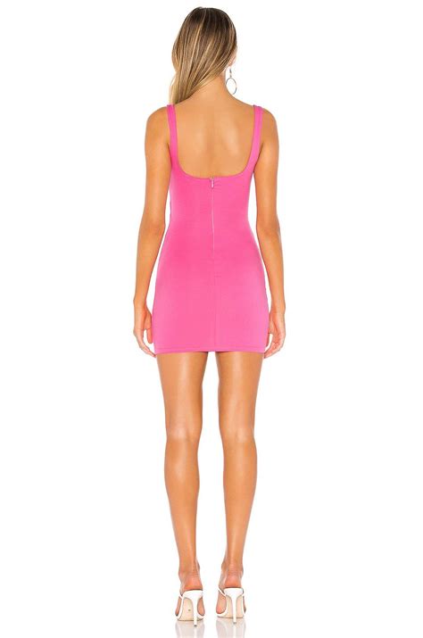 Superdown Synthetic X Revolve Kiesha Cut Out Dress In Hot Pink Pink Lyst