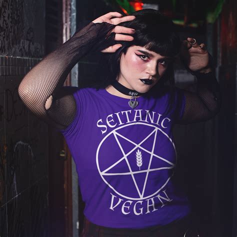 Vegan Shirt Vegan Witch Vegan Goth Pentagram Aesthetic Etsy