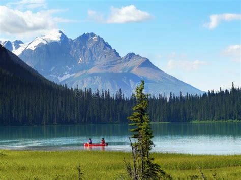 Lago Emerald Parque Nacional Yoho Colúmbia Britânica Canadá Foto De