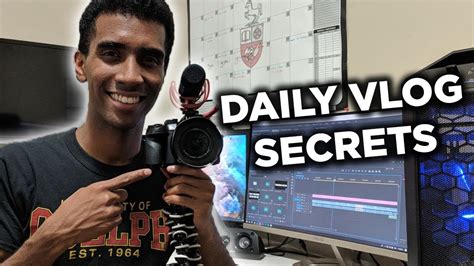 How To Daily Vlog Vlogging Secrets And Advice 2018 Youtube