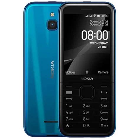 Buy Nokia 8000 Dual Sim Blue 512mb Ram 4gb 4g Lte Blue 4gb Online